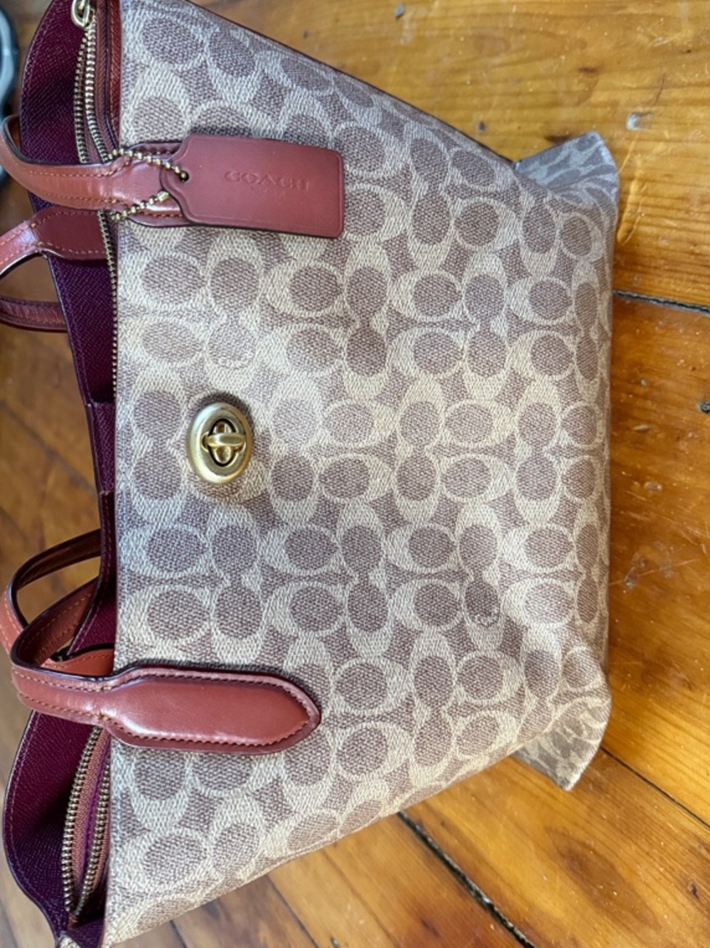 Coach Signature willow - Picture 2 of 6